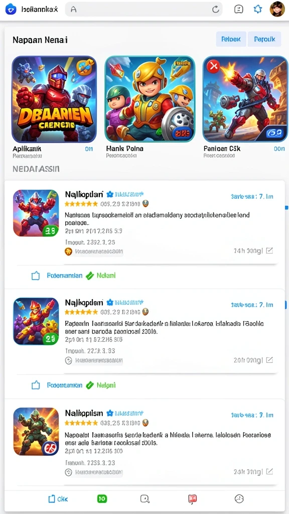 Screenshot memperlihatkan mode multiplayer dengan pemain dari seluruh dunia.