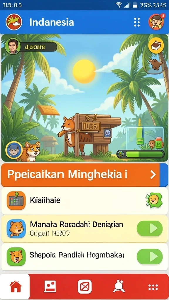 Tampilan antarmuka yang ramah pengguna.