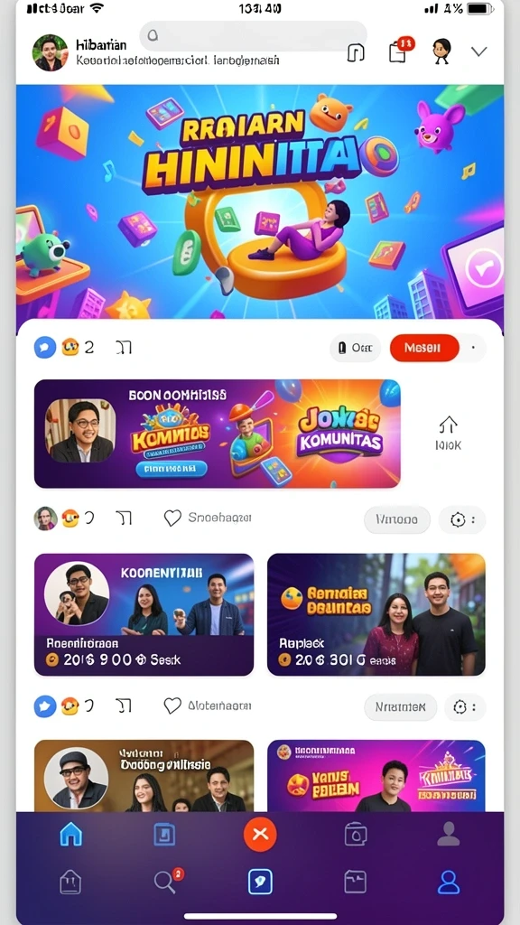 Tampilan awal game 8QR yang menarik.