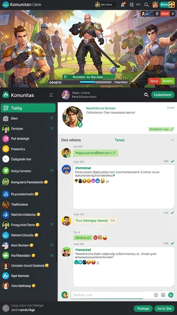 Screenshot menampilkan karakter utama dalam aksi berani.