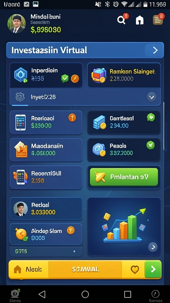 Pengaturan karakter yang mendetail dan unik.