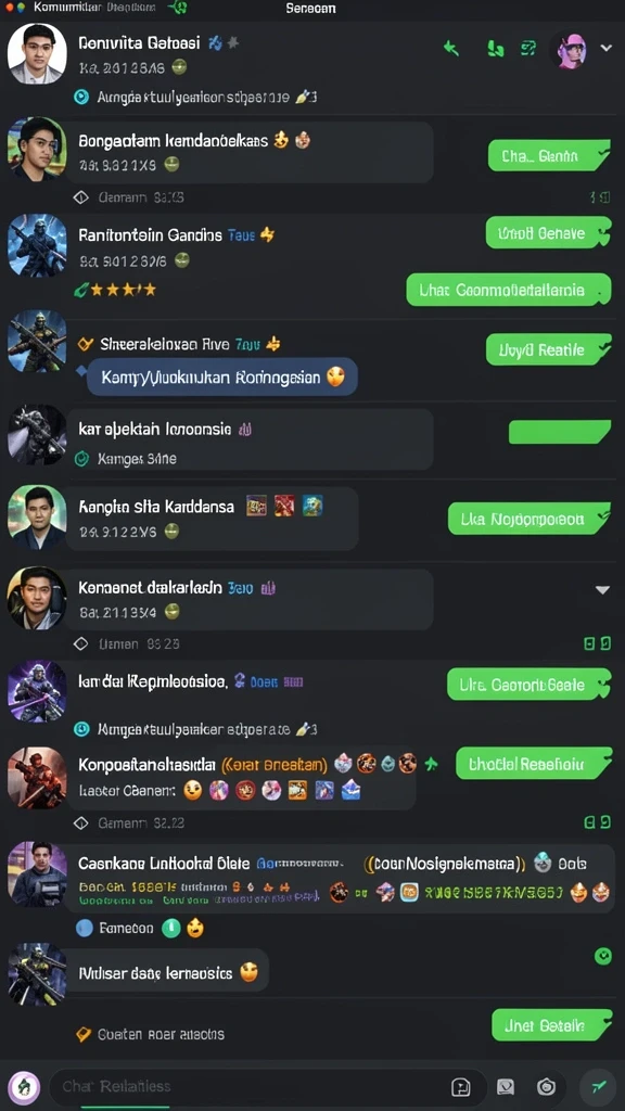 Tampilan awal permainan yang menarik dan informatif.