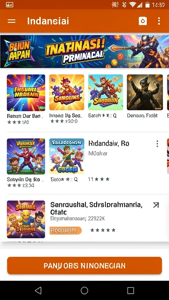 Tangkapan layar menunjukkan sistem inventaris dan berbagai item yang tersedia.