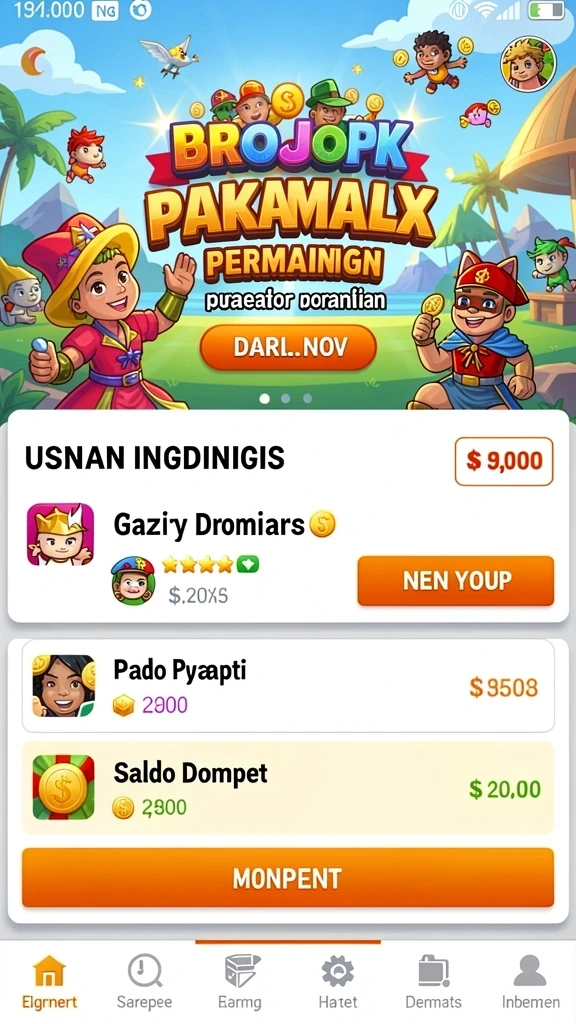 Tampilan antarmuka yang user-friendly dan menarik.