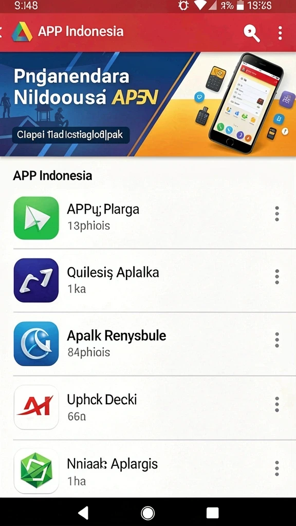 Tampilan menu utama yang menarik dan mudah dinavigasi.