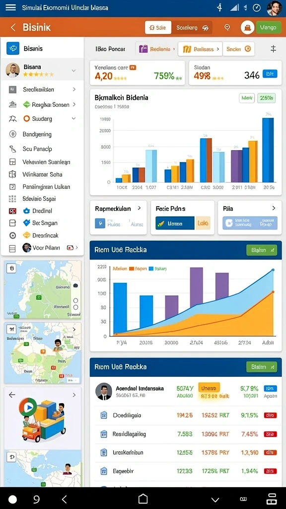 Menampilkan grafik menarik dari permainan slot.
