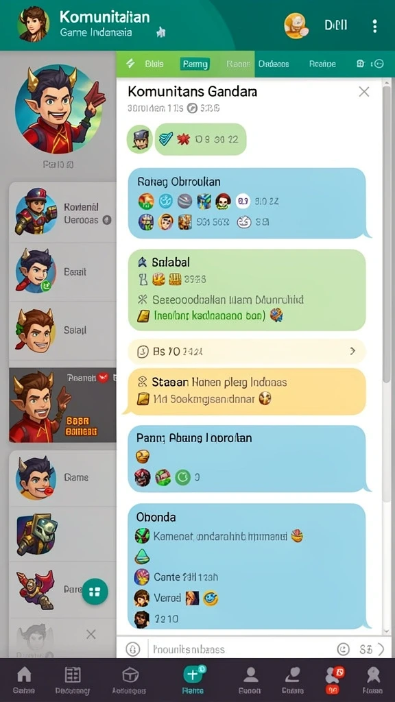 Level permainan yang menantang dan menghibur.