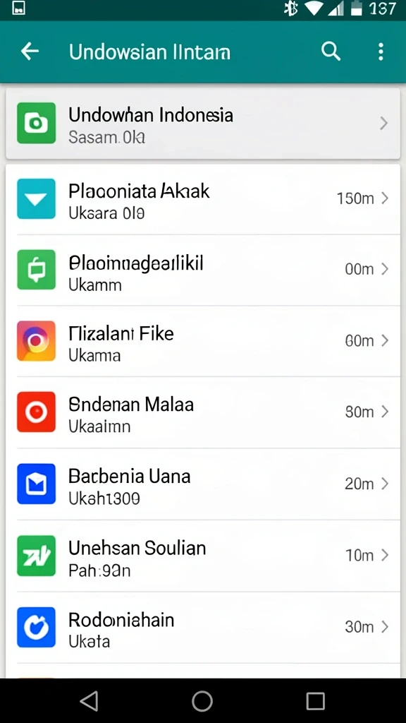 Tampilan awal KATAKWIN yang menarik dan ramah pengguna.