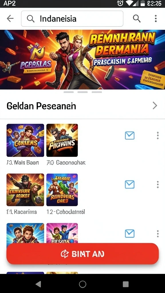 Beragam kategori kata yang menantang untuk ditemukan.