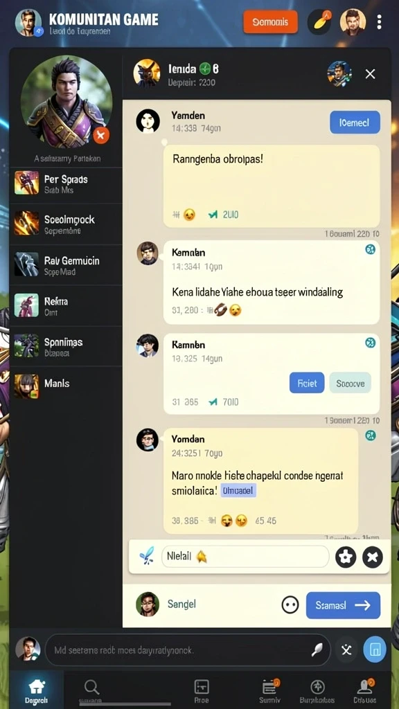 Tampilan utama aplikasi MERDEKAWIN yang menarik.