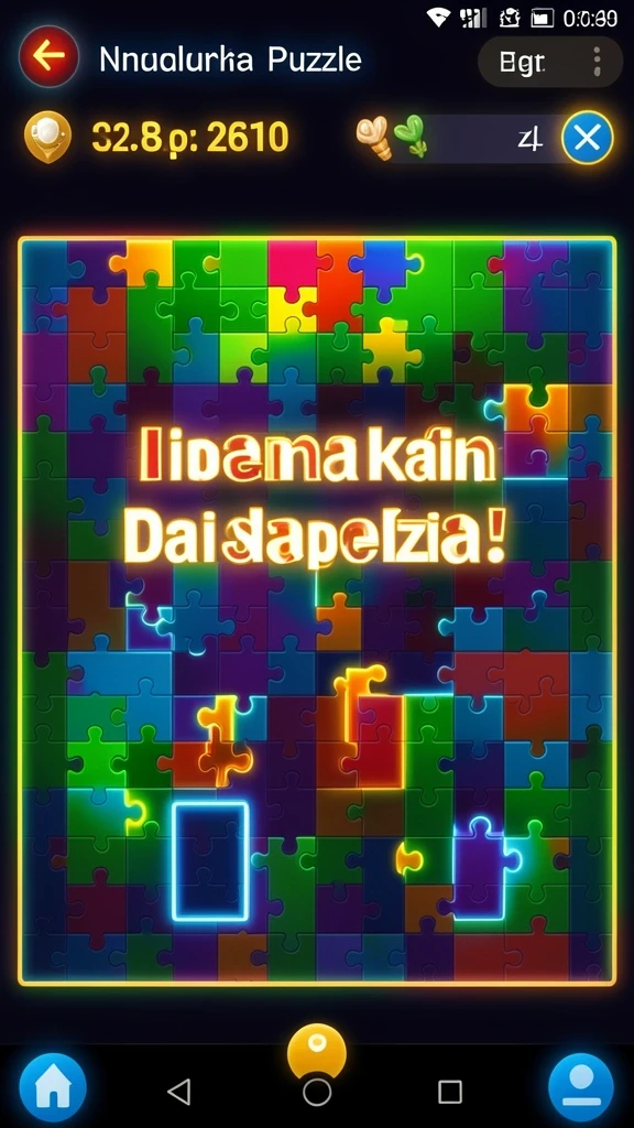 Salah satu level menantang dengan banyak rintangan.