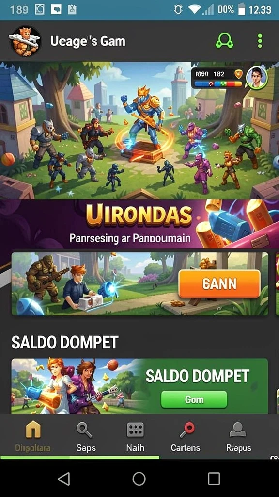 Tampilan antarmuka pengguna yang modern dan mudah dipahami.