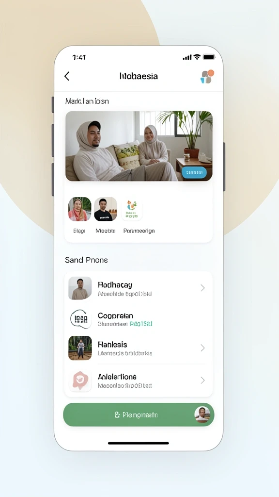 Tampilan antarmuka yang user-friendly.