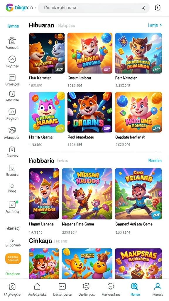 Gameplay yang penuh tantangan dan seru.