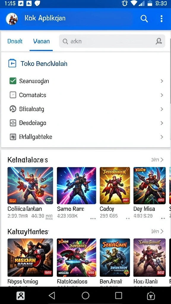 Screenshot menunjukkan karakter utama dalam aksi seru.
