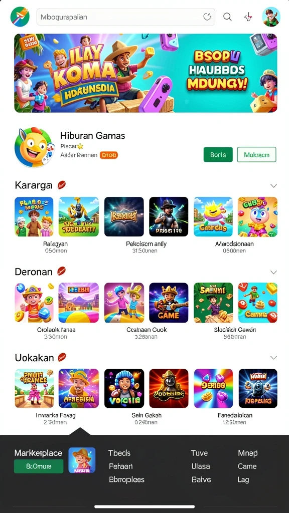 Rangkaian level yang menantang dan seru untuk dijelajahi.
