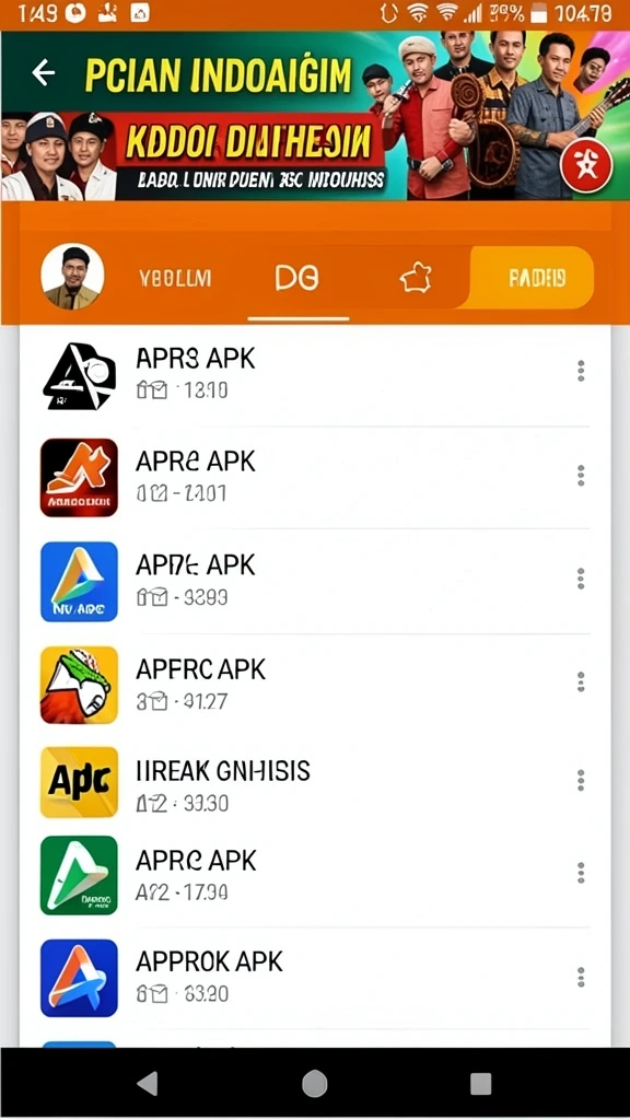 Screenshot item yang dapat diupgrade di POLOTOTO.
