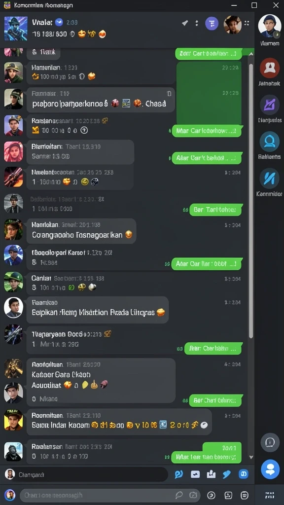 Tampilan grafis yang menawan dalam permainan.