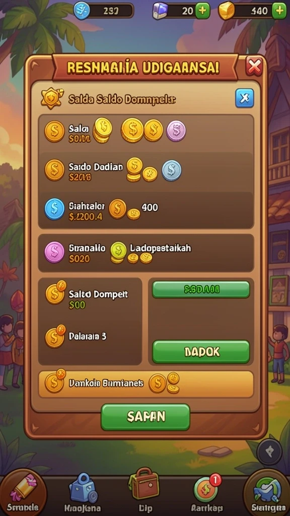 Variasi mode permainan yang menarik.