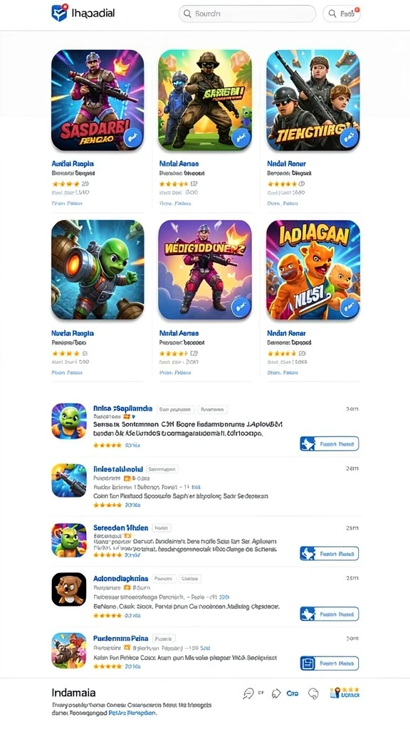 Berbagai karakter menarik untuk dipilih.
