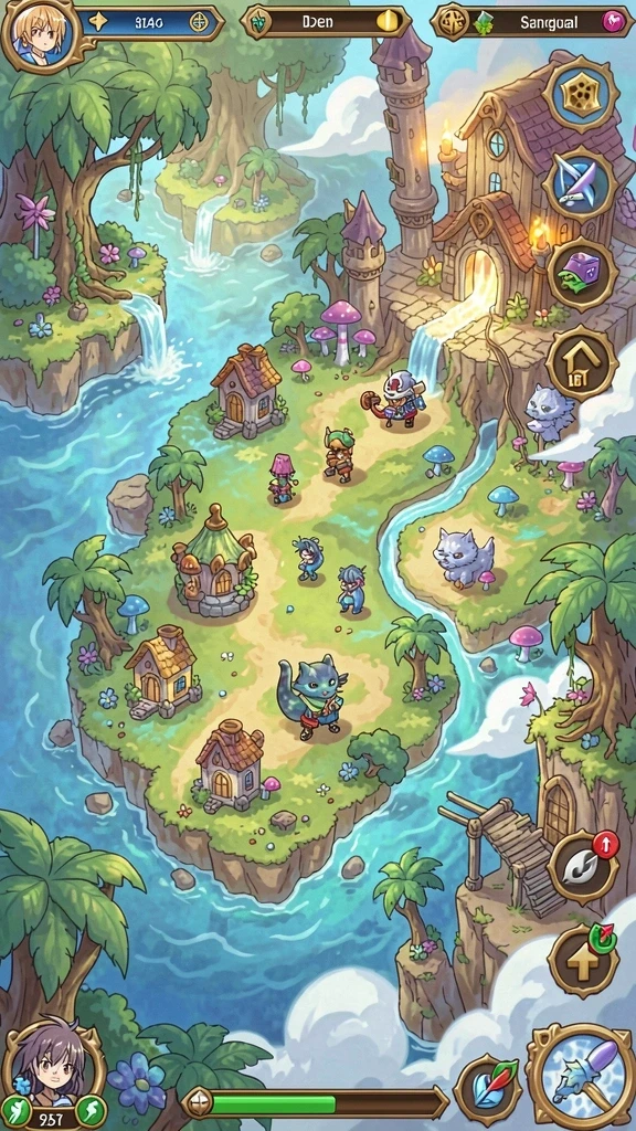 Mode multiplayer yang memungkinkan bermain dengan teman.