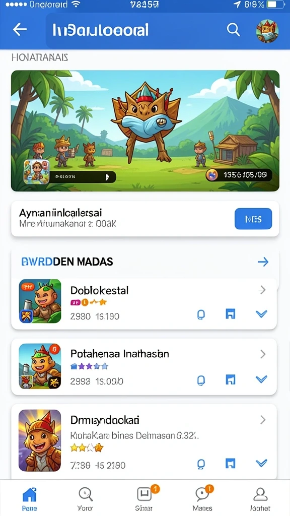 Tampilan antarmuka yang user-friendly.