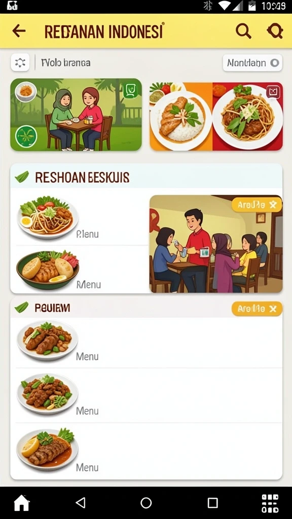 Tampilan antarmuka yang ramah pengguna.