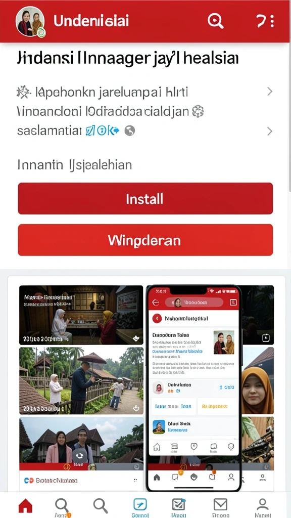 Tampilan antarmuka yang intuitif dan user-friendly.