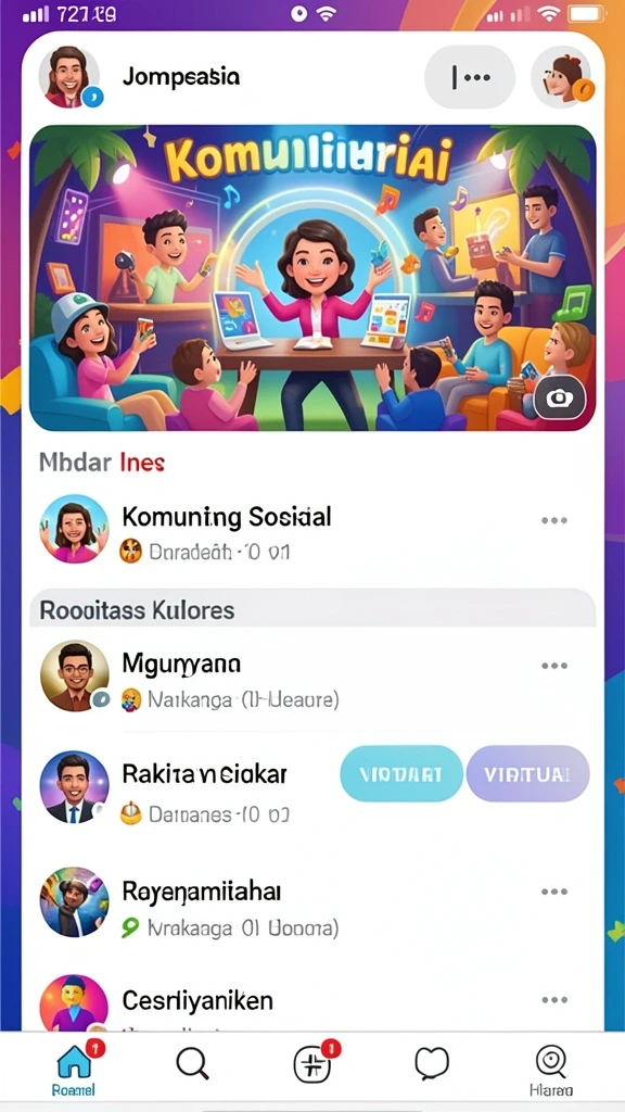 Mode permainan klasik dengan teman-teman.
