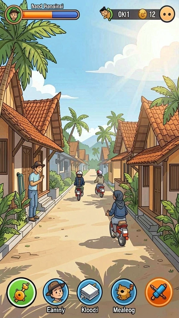 Peta luas dengan banyak rahasia untuk dijelajahi.