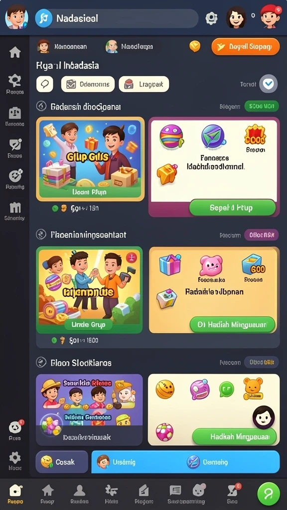 Tangkapan layar menunjukkan grafis indah dari latar belakang game.