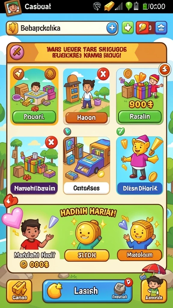 Mode multiplayer yang memungkinkan kompetisi seru.