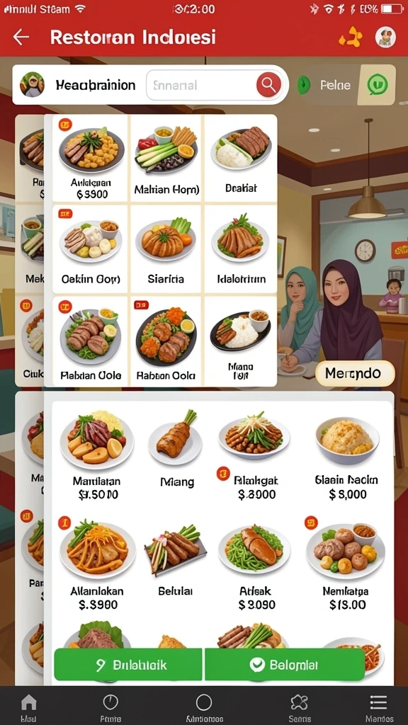 Tampilan antarmuka yang intuitif dan mudah digunakan.